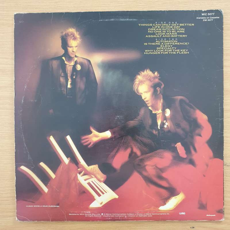 Howard Jones - Dream Into Action  Vinyl LP Record  (VG-)