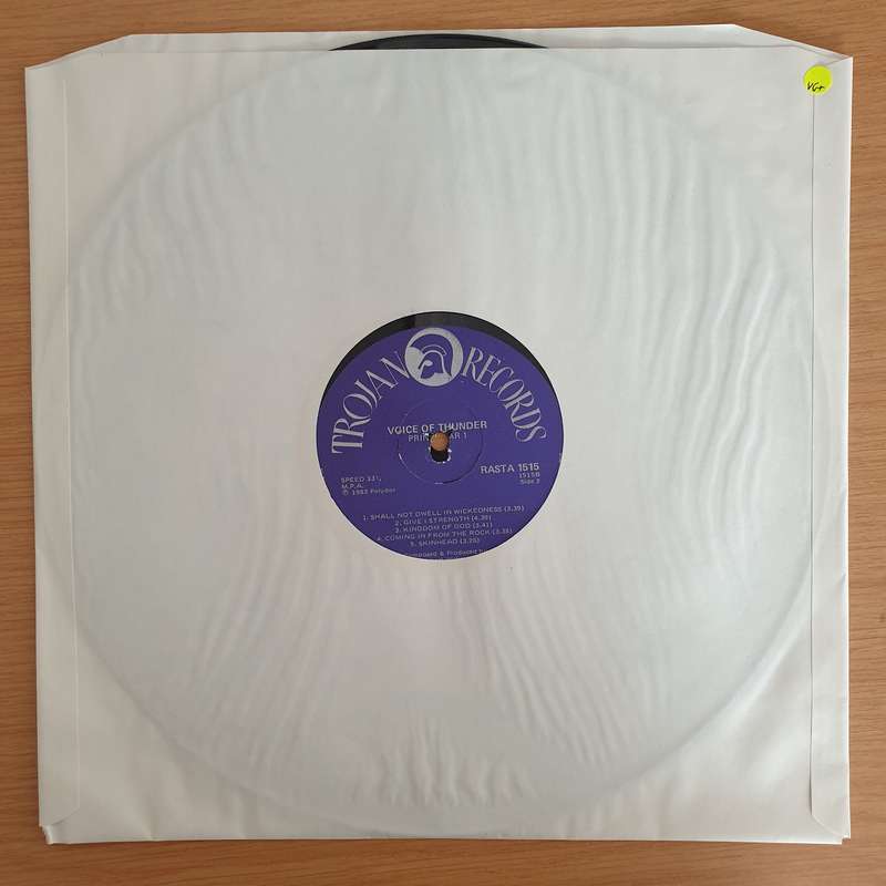 Prince Far I  Voice Of Thunder  Vinyl LP Record (VG+)
