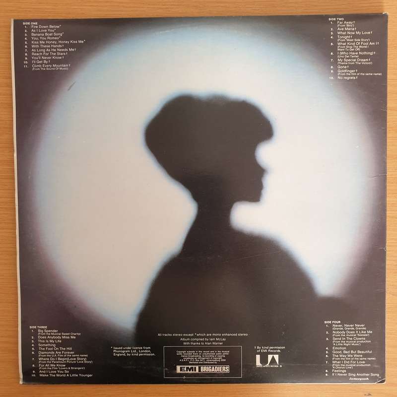 Shirley Bassey  25th Anniversary Album - Double Vinyl LP Record (VG+)