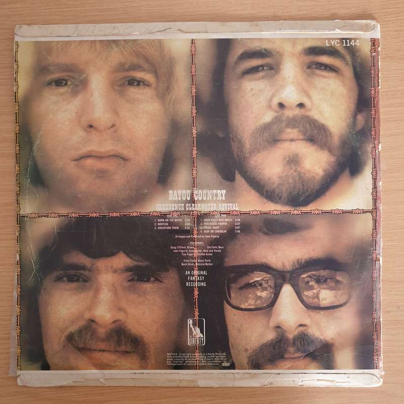 Creedence Clearwater Revival  Bayou Country - Vinyl LP Record  (G+)