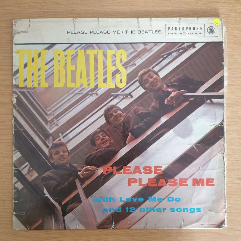 The Beatles  Please Please Me  - Vinyl LP Record  (G+)