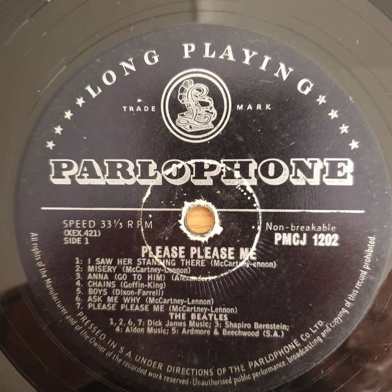 The Beatles  Please Please Me  - Vinyl LP Record  (G+)