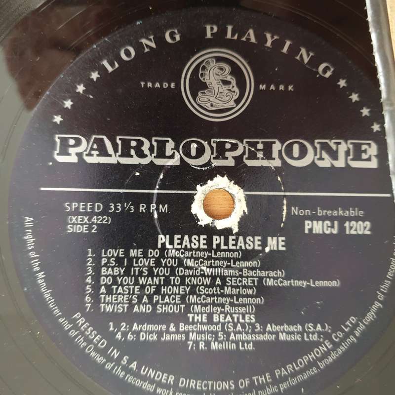 The Beatles  Please Please Me  - Vinyl LP Record  (G+)