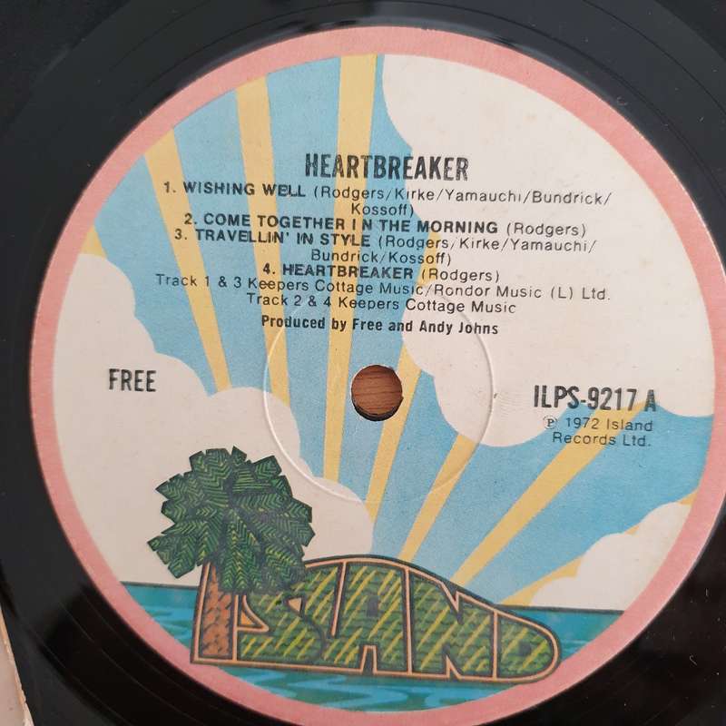 Free  Heartbreaker -  Vinyl LP Record - Very-Good+ Quality (VG+)