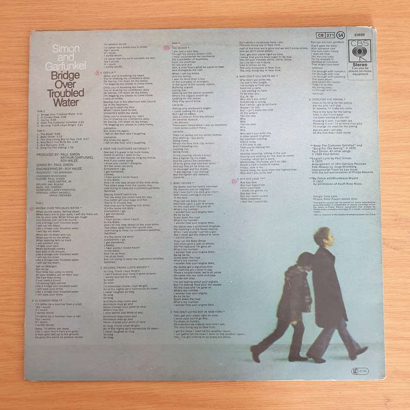 Simon And Garfunkel  Bridge Over Troubled Water (UK) - Vinyl LP Record (VG+)