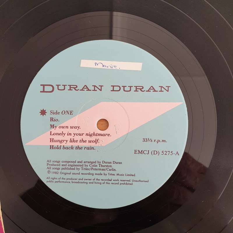 Duran Duran  Rio - Vinyl LP Record (VG)