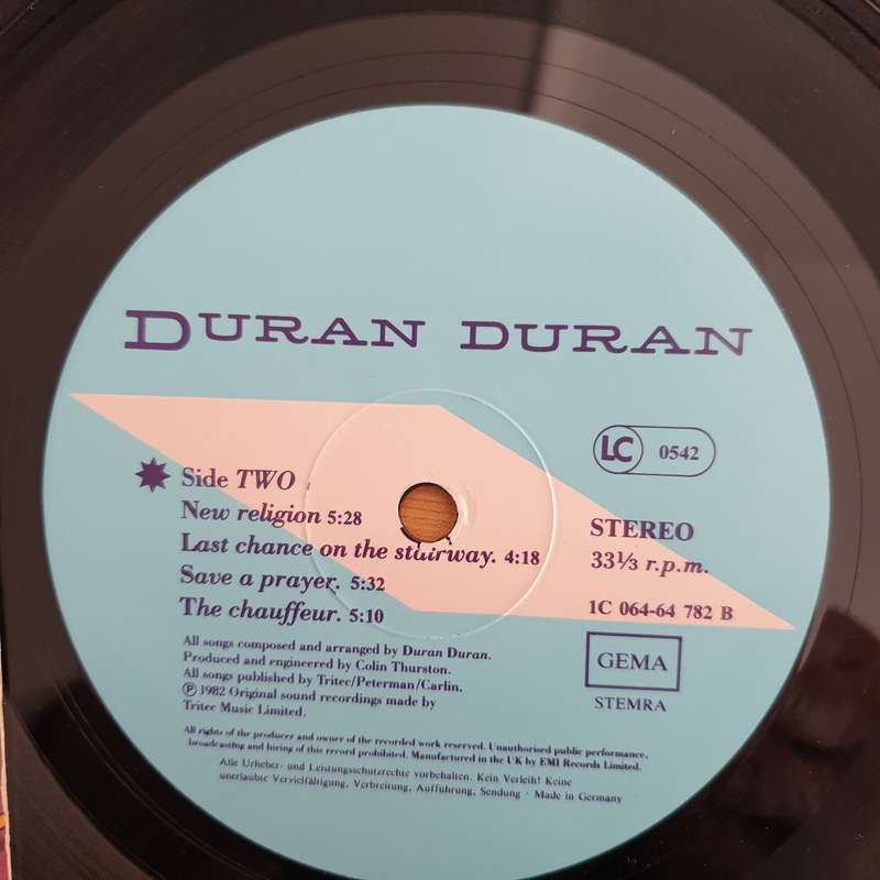 Duran Duran  Rio (Germany) - Vinyl LP Record (VG+)