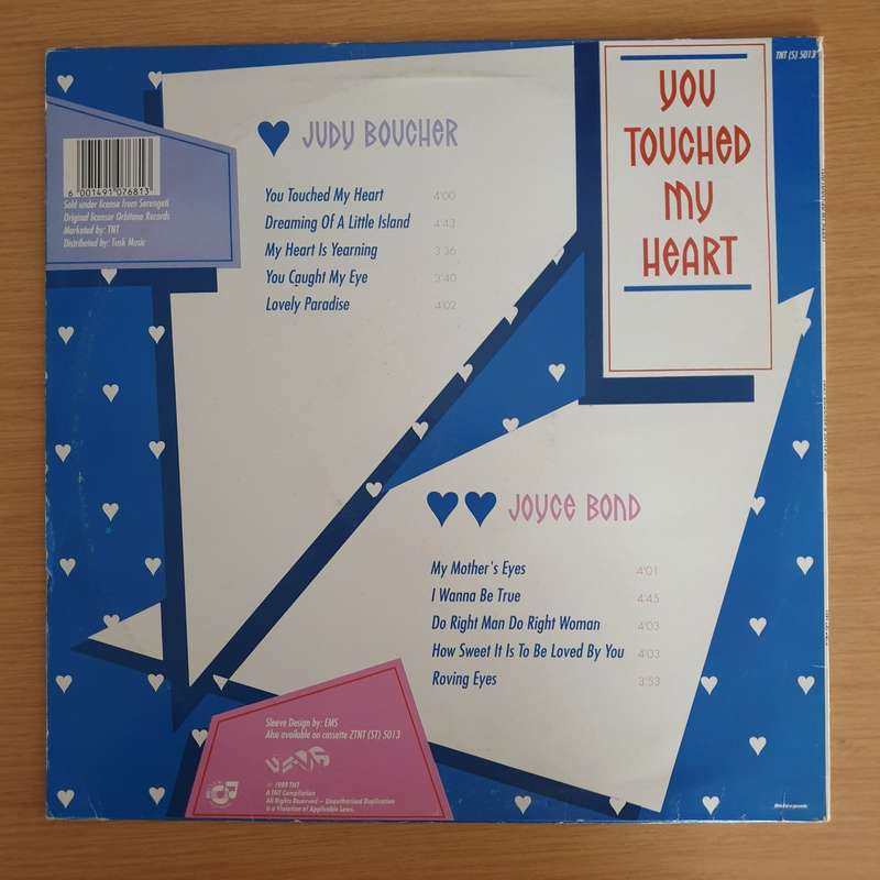 Judy Boucher / Joyce Bond  You Touched My Heart - Vinyl LP Record (VG)