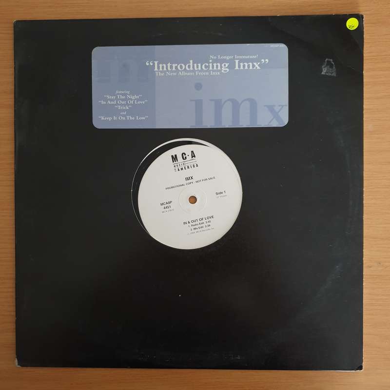 IMX  In & Out Of Love  Promotional Copy - Vinyl LP Record (VG+)
