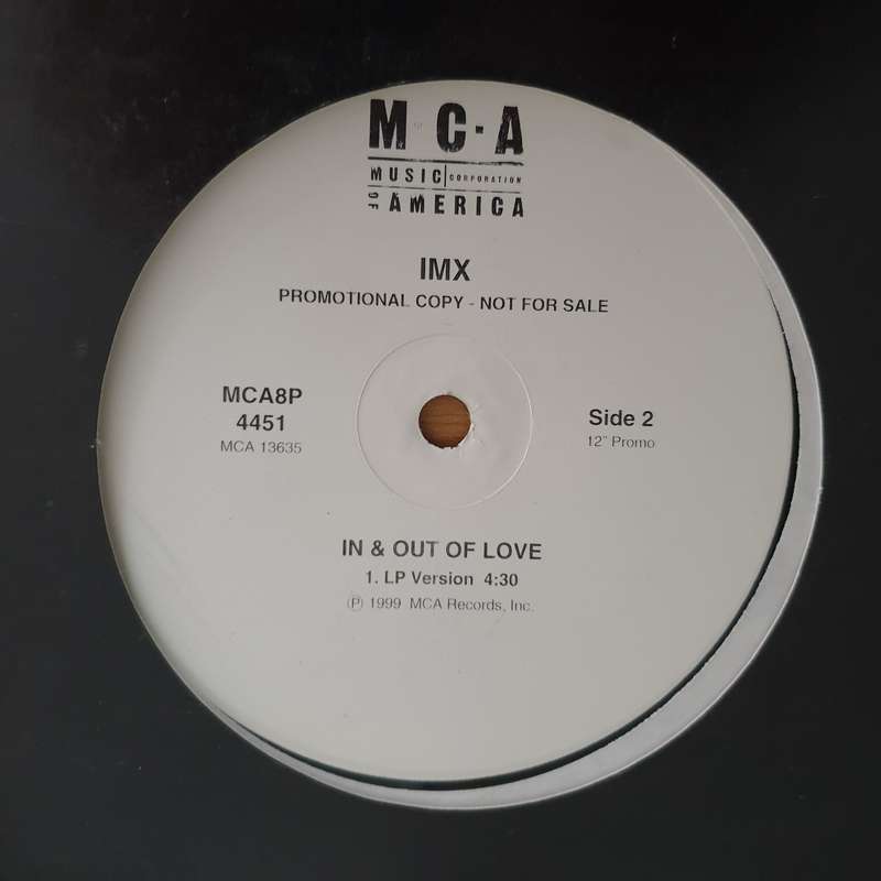 IMX  In & Out Of Love  Promotional Copy - Vinyl LP Record (VG+)