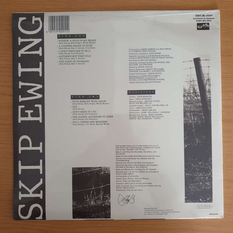 Skip Ewing - The Coast Of Colorado -  Vinyl LP Record - Sealed