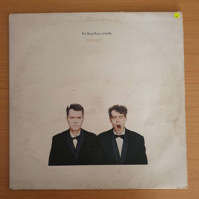 Pet Shop Boys  Actually  - Vinyl LP Record (VG)