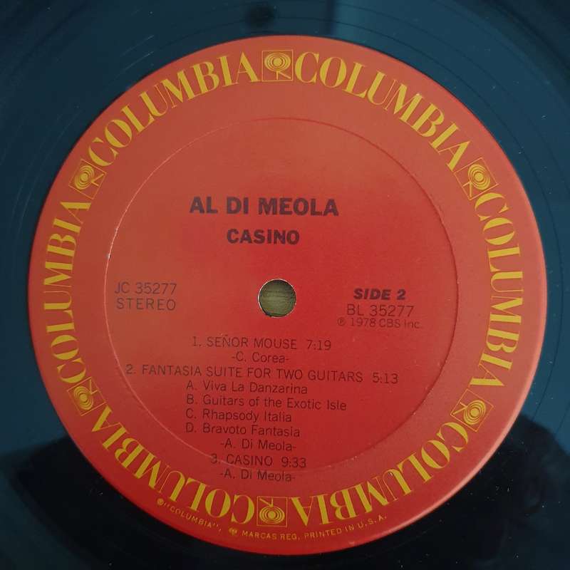 Al Di Meola  Casino - Vinyl LP Record  (VG+)