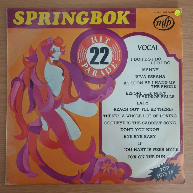 Springbok Hit Parade Vol 22 - Vinyl LP Record  (VG+)