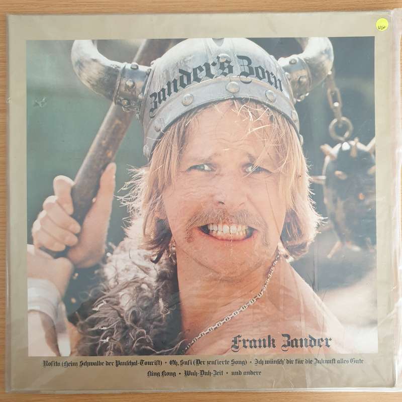 Frank Zander  Zander's Zorn - Vinyl LP Record (VG+)
