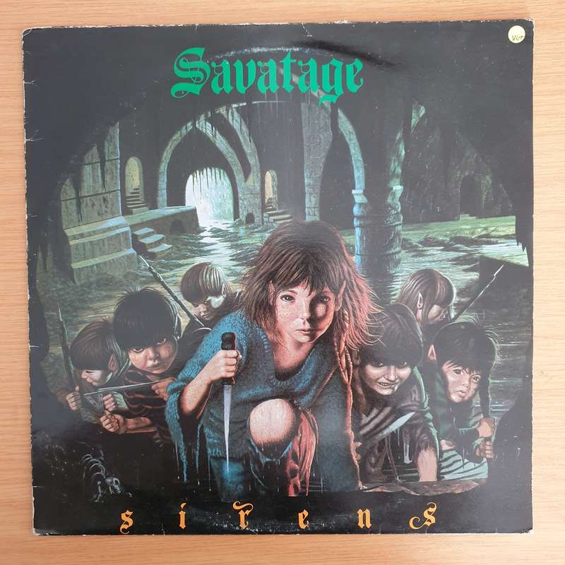 Savatage  Sirens - Vinyl LP Record (VG+)