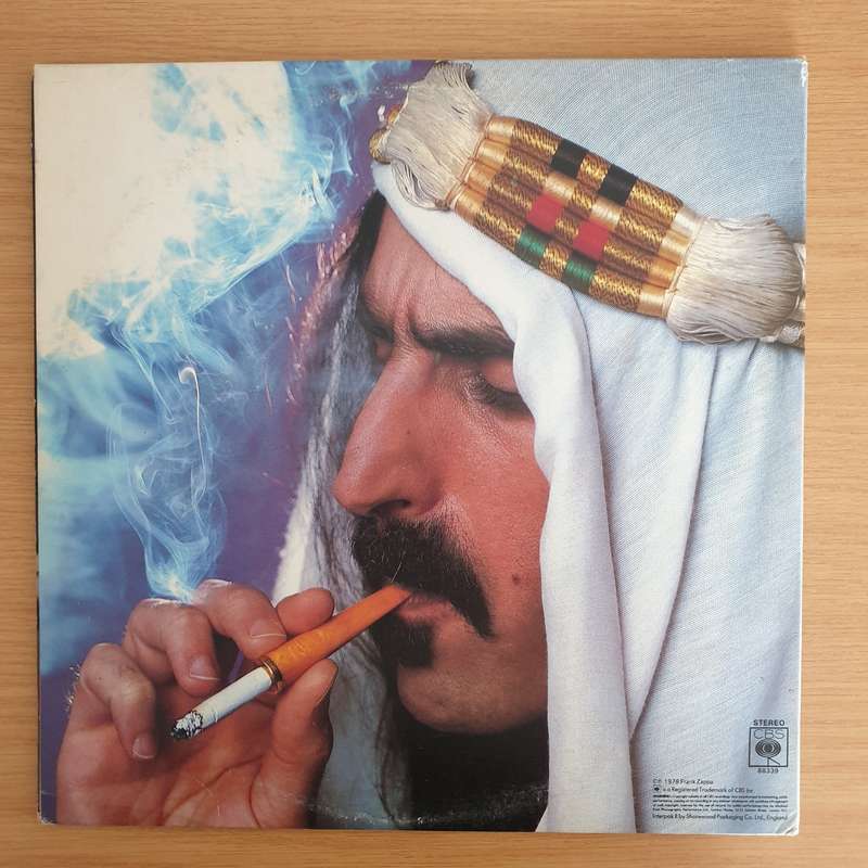 Frank Zappa  Sheik Yerbouti (England) - Double Vinyl LP Record  (VG+)