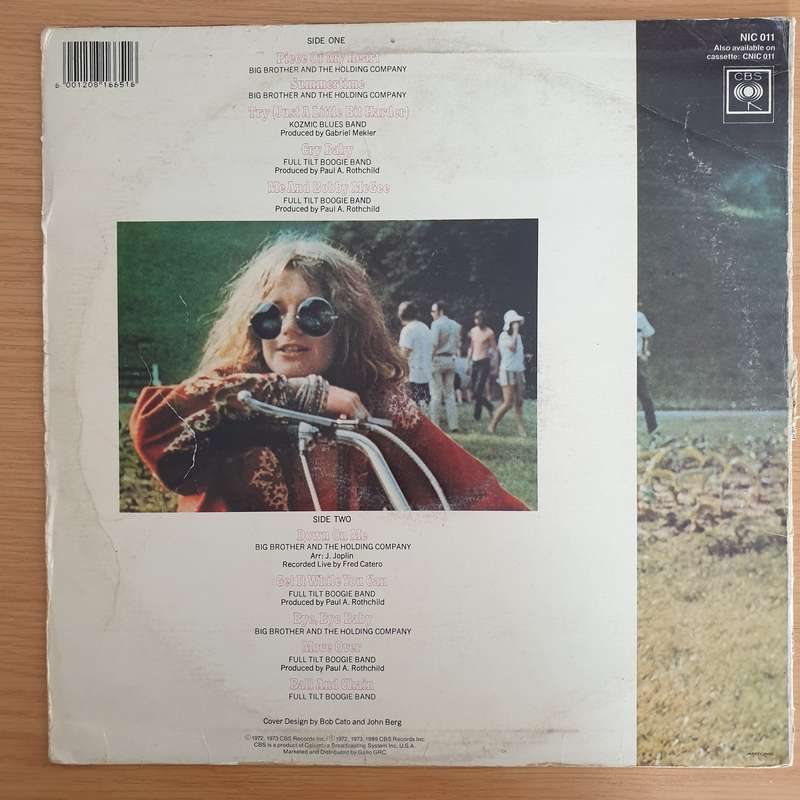 Janis Joplin  Janis Joplin's Greatest Hits - Double Vinyl LP Record (VG+)