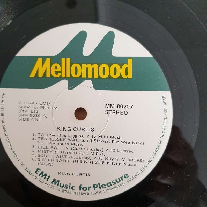 King Curtis - King Curtis (Mellomood) - Vinyl LP Record (VG+)