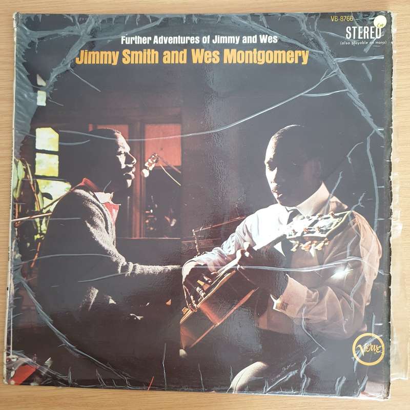 Jimmy Smith And Wes Montgomery  Further Adventures Of Jimmy And Wes  - Vinyl LP Record  (G+)