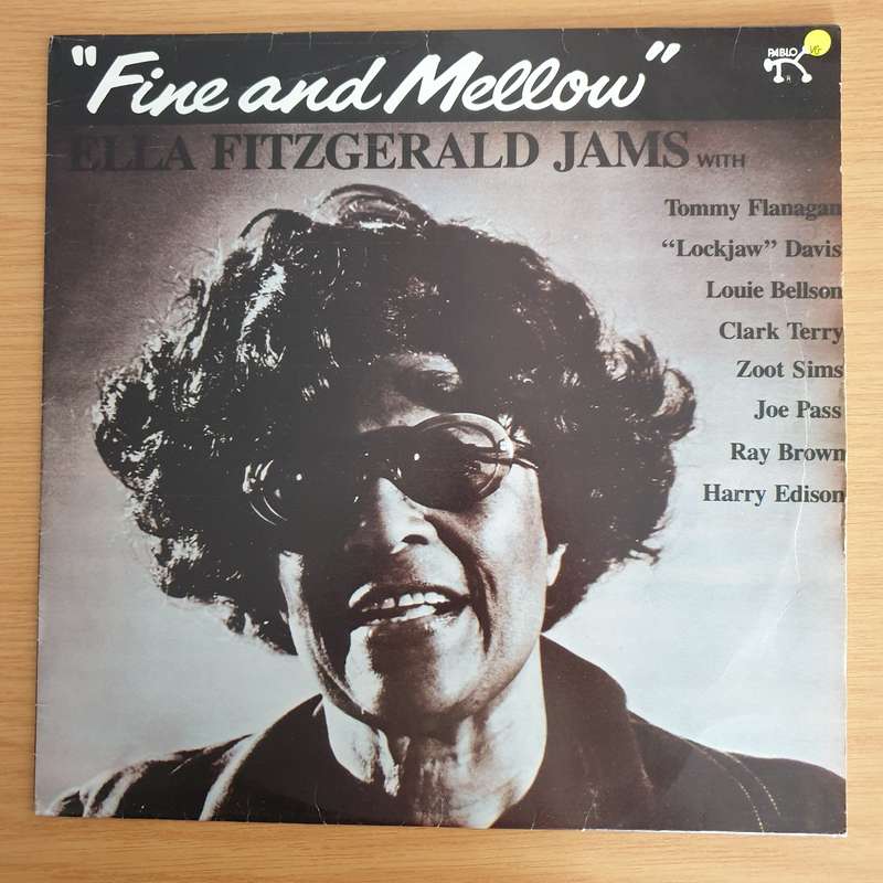Ella Fitzgerald  Fine And Mellow: Ella Fitzgerald Jams - Vinyl LP Record (VG+)