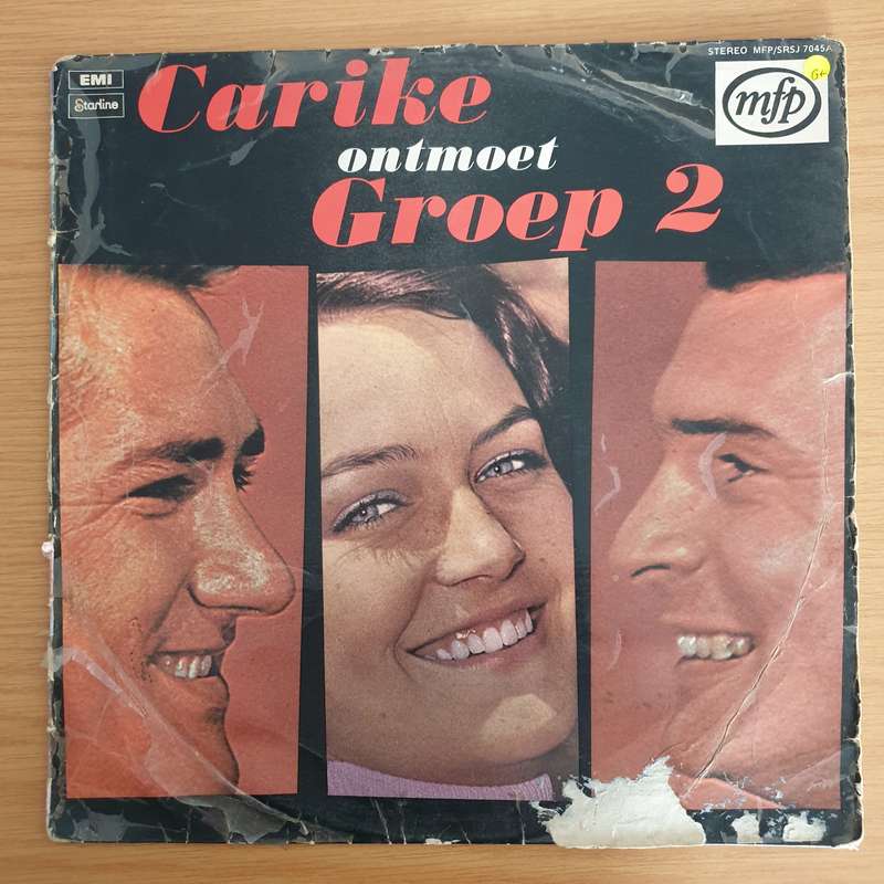 Carike Ontmoet Groep 2 - Vinyl LP Record  (G+)