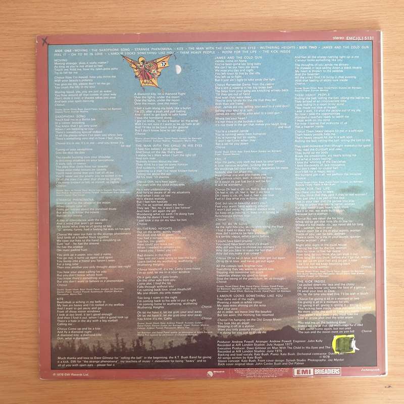 Kate Bush - The Kick Inside - Vinyl LP Record (VG+)