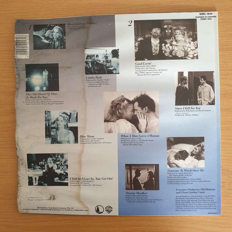 Moonlighting (The Television Soundtrack Album) - Vinyl LP Record (VG+)