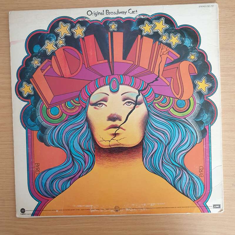 Follies - Stephen Sondheim, Original Broadway Cast  Vinyl LP Record  (G)