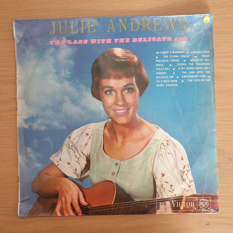 Julie Andrews  The Lass With The Delicate Air  Vinyl LP Record  (VG-)