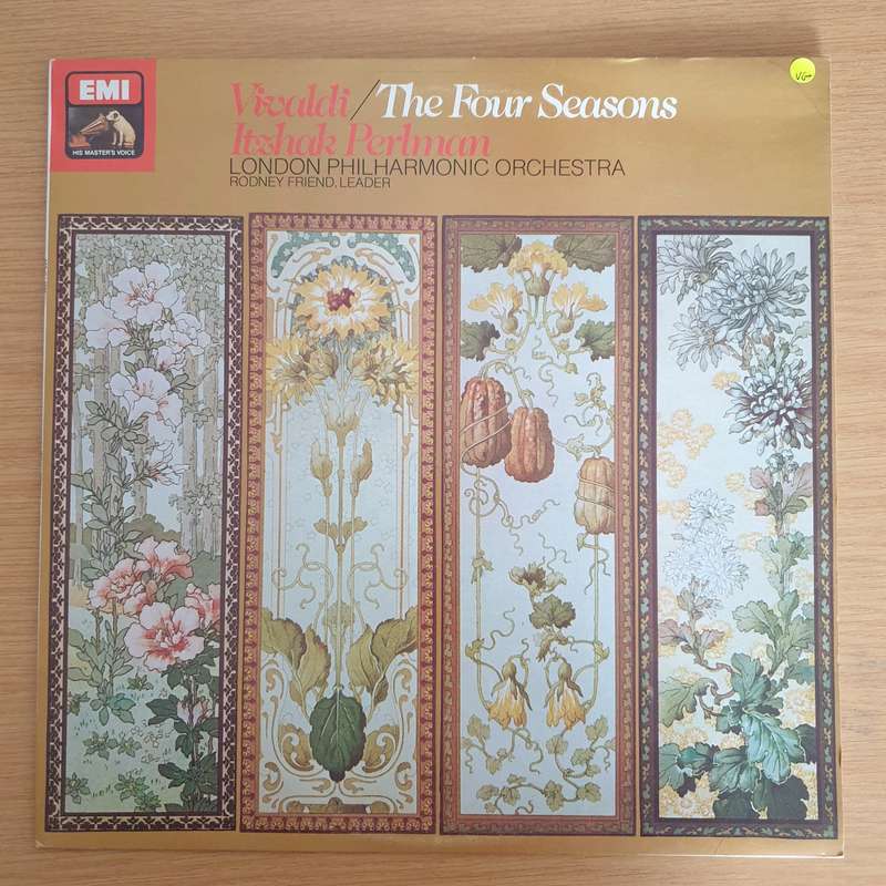 Vivaldi - The Four Seasons - Itzhak Perlman, London Philharmonic Orchestra, Rodney Friend  Vin...