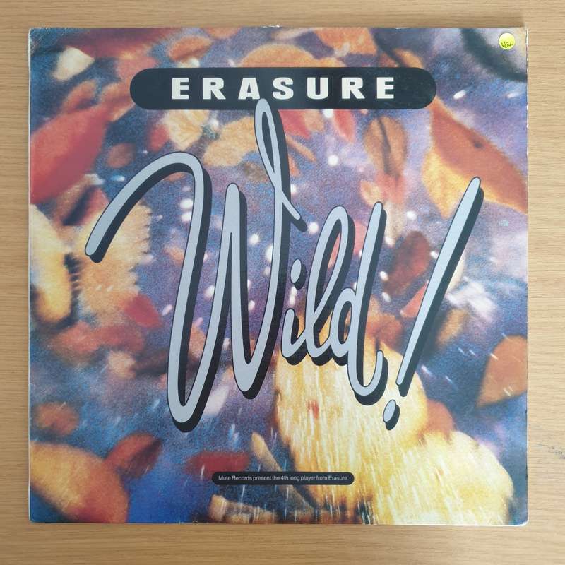 Erasure  Wild!  Vinyl LP Record (VG+)