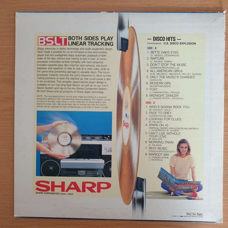 Sharp - Linear Tracking Promo LP  Vinyl LP Record (VG+)