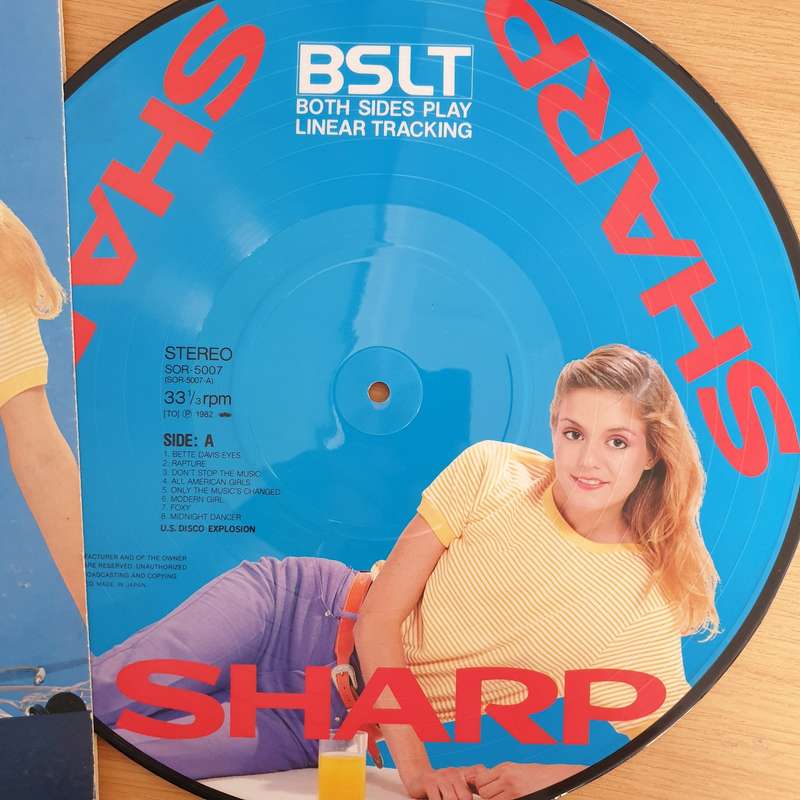 Sharp - Linear Tracking Promo LP  Vinyl LP Record (VG+)