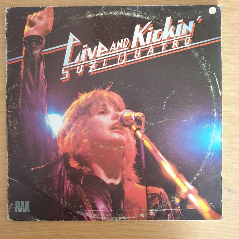 Suzi Quatro  Live And Kickin' -  Double Vinyl LP Record  (VG-)