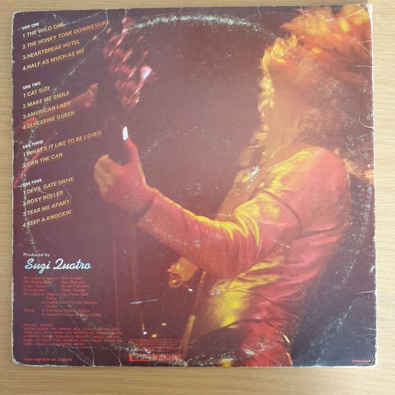 Suzi Quatro  Live And Kickin' -  Double Vinyl LP Record  (VG-)