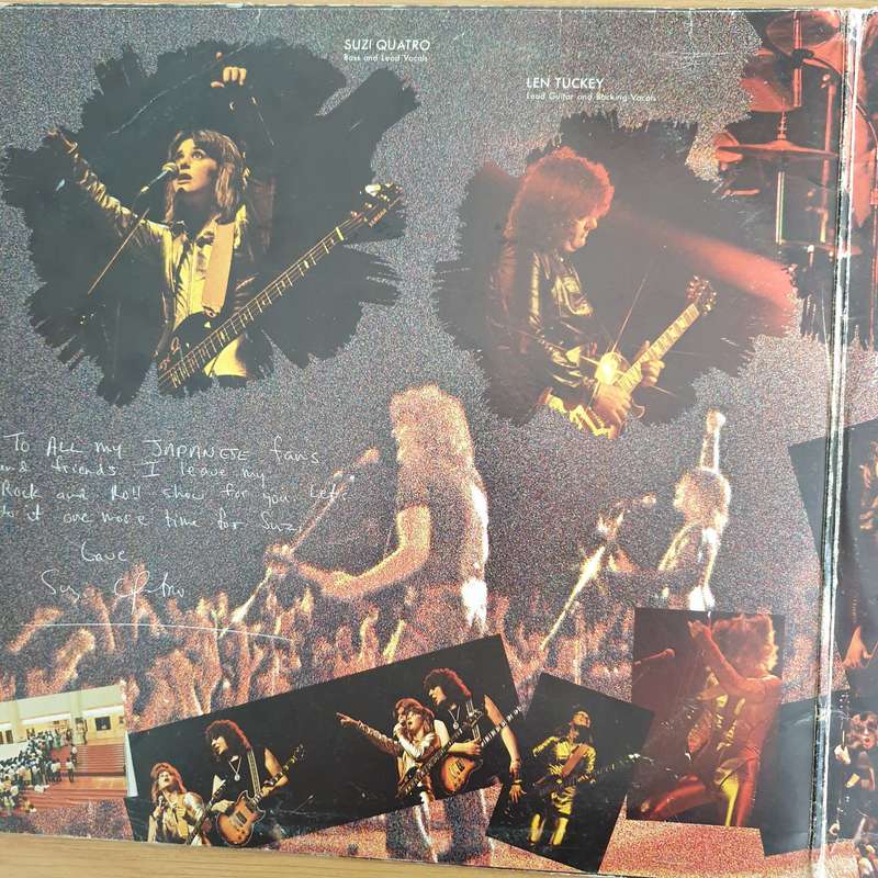 Suzi Quatro  Live And Kickin' -  Double Vinyl LP Record  (VG-)