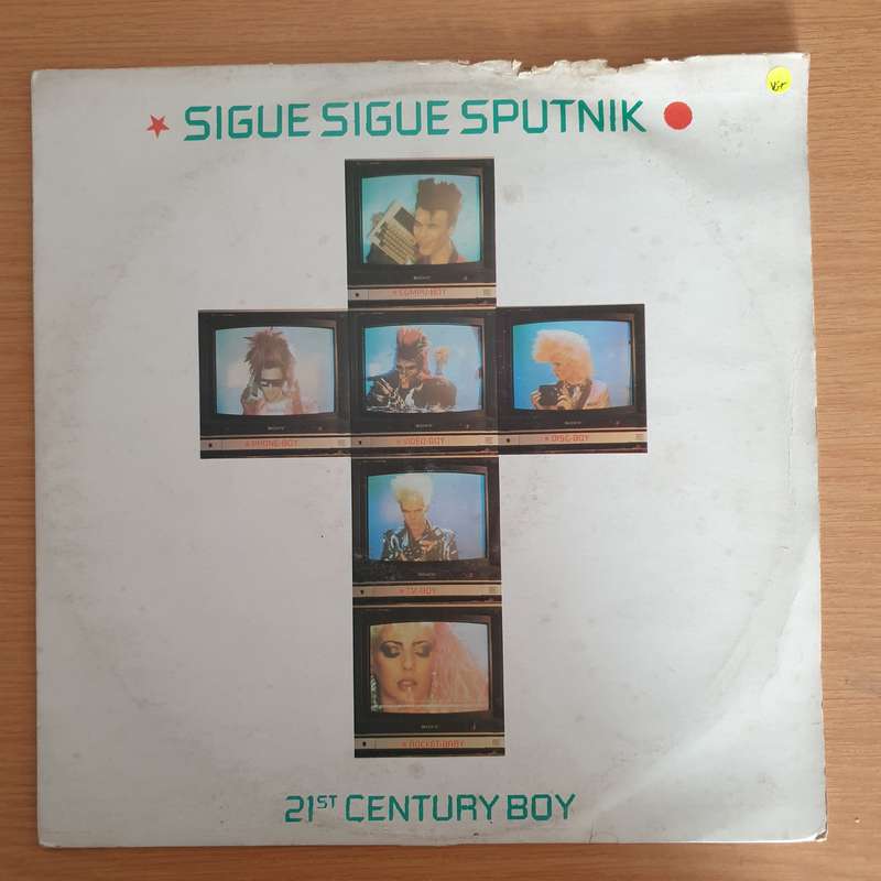 Sigue Sigue Sputnik  21st Century Boy   Vinyl LP Record (VG+)