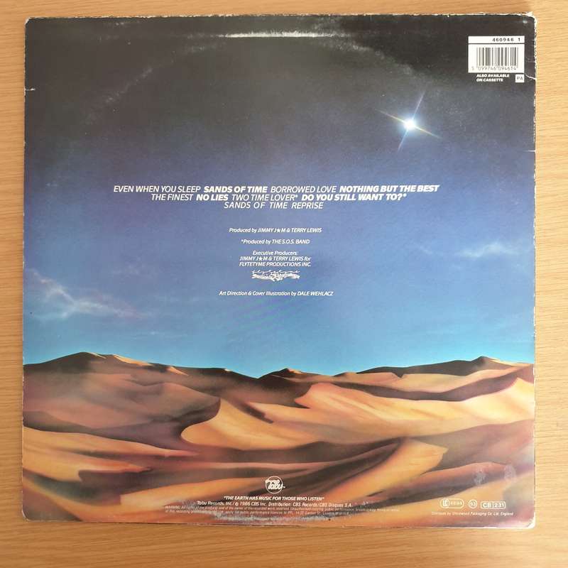 The S.O.S. Band  Sands Of Time   Vinyl LP Record (VG+)