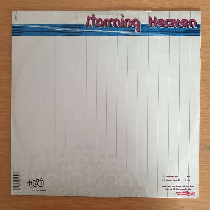 Storming Heaven  Revelation   Vinyl LP Record (VG+)