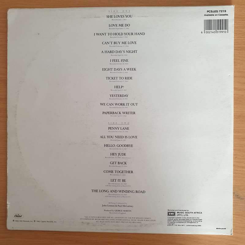 The Beatles  20 Greatest Hits   Vinyl LP Record (VG)