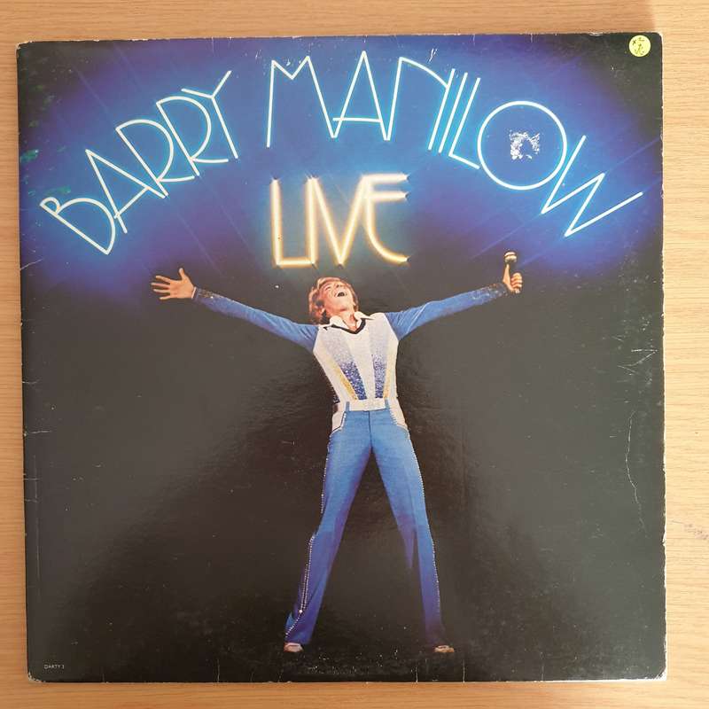 Barry Manilow - Barry Manilow Live (UK)   Double Vinyl LP Record (VG)
