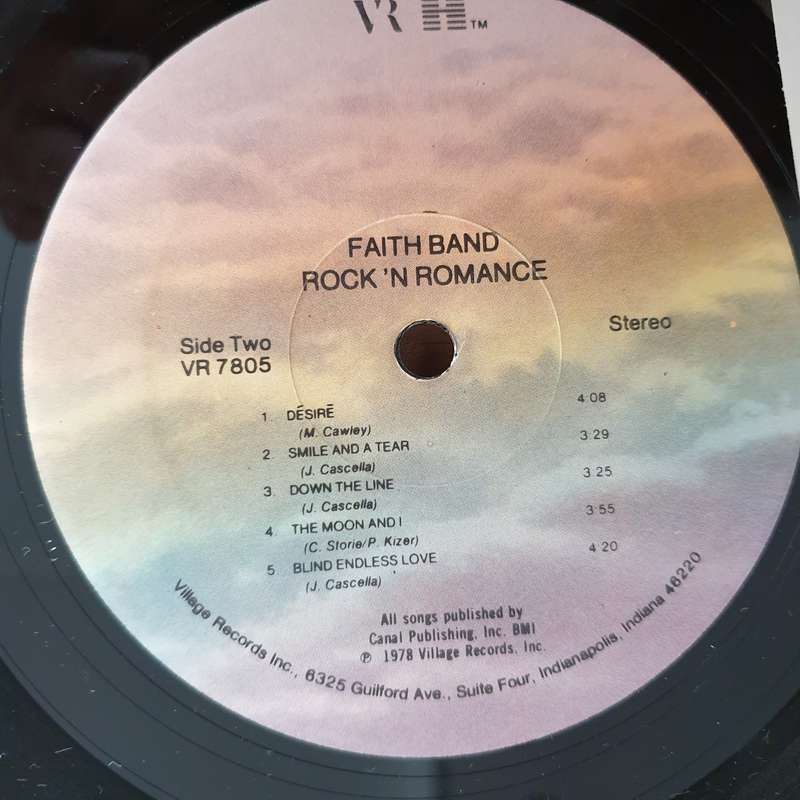 Faith Band  Rock'n Romance   Vinyl LP Record (VG+)