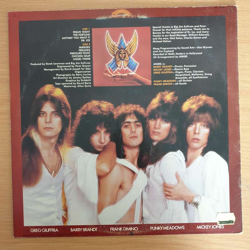 Angel  Helluva Band   Vinyl LP Record (VG+)