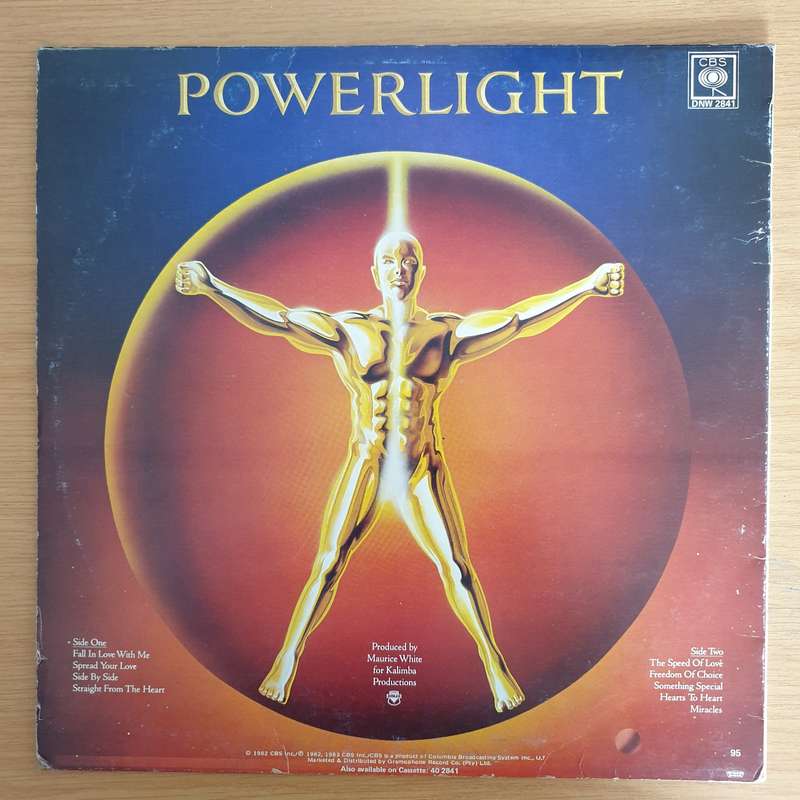 Earth, Wind & Fire  Powerlight  - Vinyl LP Record (VG)