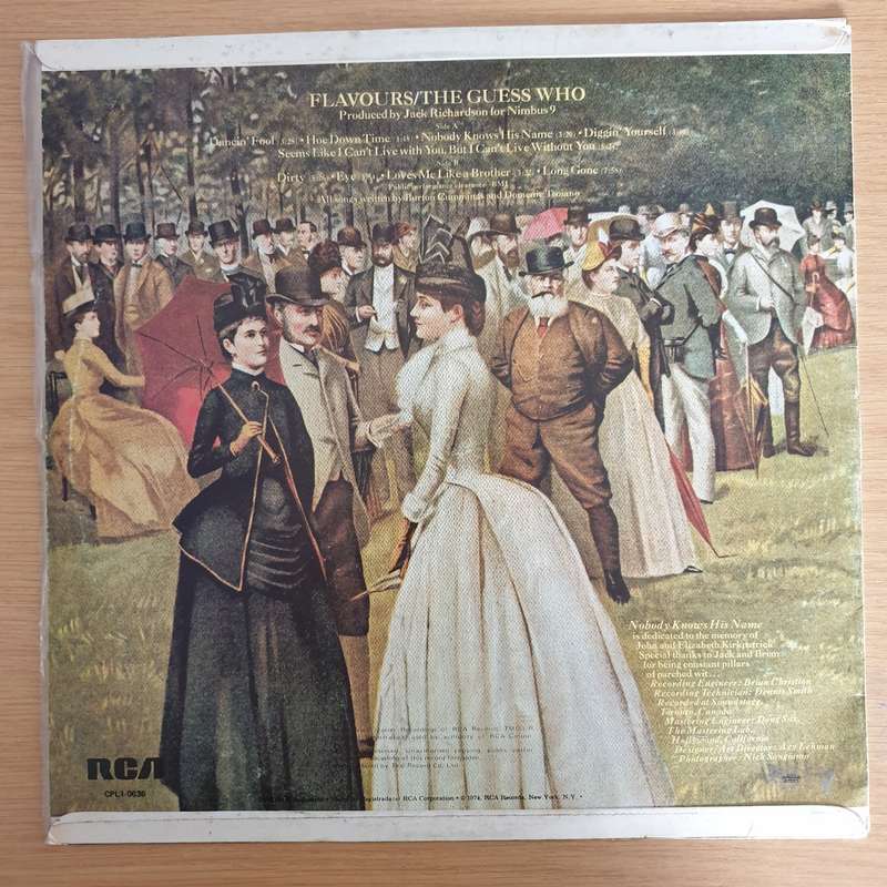 The Guess Who  Flavours   Vinyl LP Record (VG+)