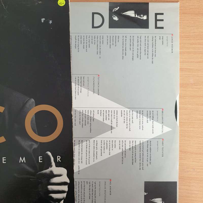 Falco  Junge Roemer   Vinyl LP Record (VG+)