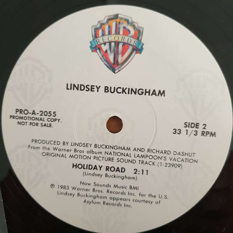 Lindsey Buckingham  Holiday Road - Promo Copy   Vinyl LP Record (VG+)