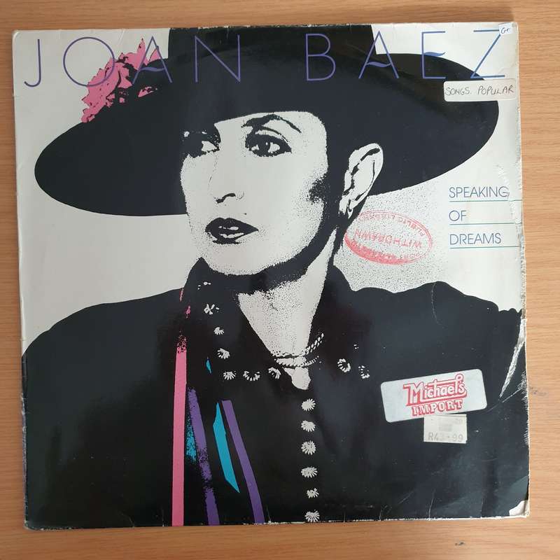Joan Baez  Speaking Of Dreams  Vinyl LP Record  (G+)
