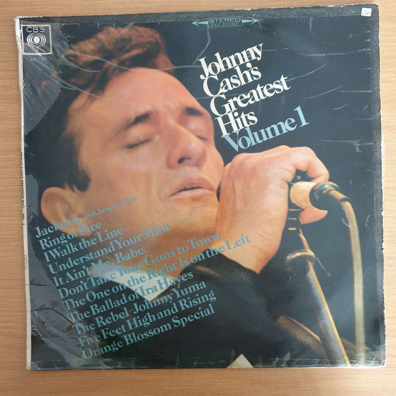 Johnny Cash  Greatest Hits Volume 1  Vinyl LP Record  (G+)